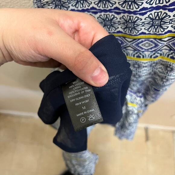 ASTR The Label Navy Multi Medallion Coastal Beach Tie Back Maxi Dress NWT Sz M - Picture 6 of 11